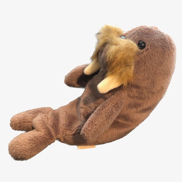 Brown Walrus Ty Beanie Baby Collection Jolly Walrus 7 inches Born Dec 2,1996 RET - Picture 2 of 7
